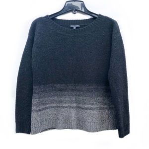 Eileen Fisher Sweater Ombre Yak Wool Silk Pullover Casual Cozy Warm Sweater S